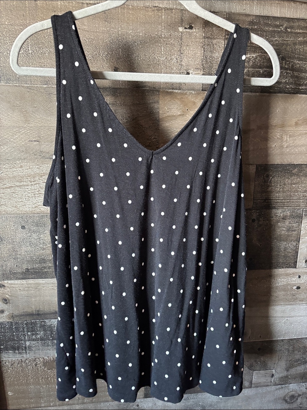 torrid Black Polka Dot Tank Top
